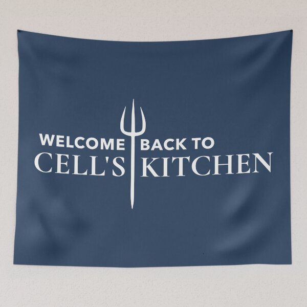 Item preview, Welcome Back To Cell's Kitchen (Blue BG) designed and sold by FilipeFerreira.