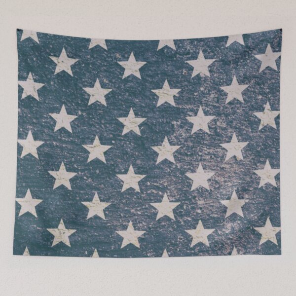 Artikelvorschau, "US-amerikanische Flagge" Vintage Sternenmuster entworfen und verkauft von ObiFlower.