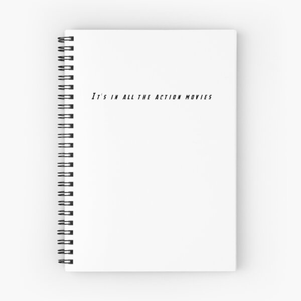 Item preview, It's In All The Action Movies designed and sold by beckahbrooks.