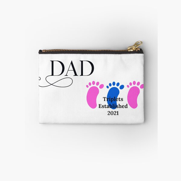 Item preview, Dad - Triplets Girl/Boy/Girl Established 2021 designed and sold by dobbysgifts.