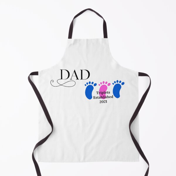 Item preview, Dad - Triplets Boy/Girl/Boy Established 2021 designed and sold by dobbysgifts.