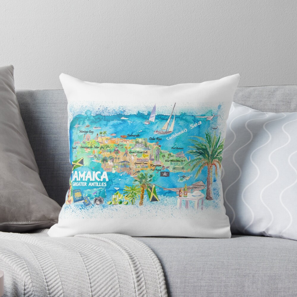 Item preview, Throw Pillow designed and sold by artshop77.