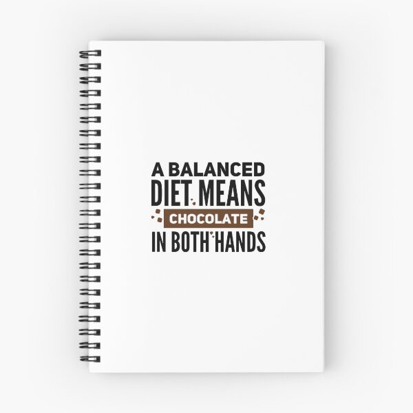 Item preview, A Balanced Diet Means Chocolate In Both Hands designed and sold by suver.