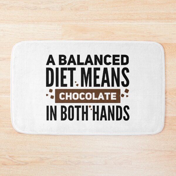 Item preview, A Balanced Diet Means Chocolate In Both Hands designed and sold by suver.