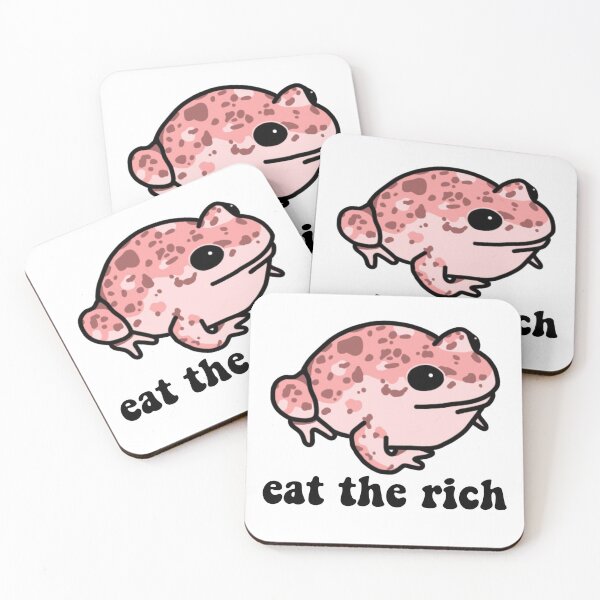 Item preview, Eat The Rich Frog designed and sold by melouker.