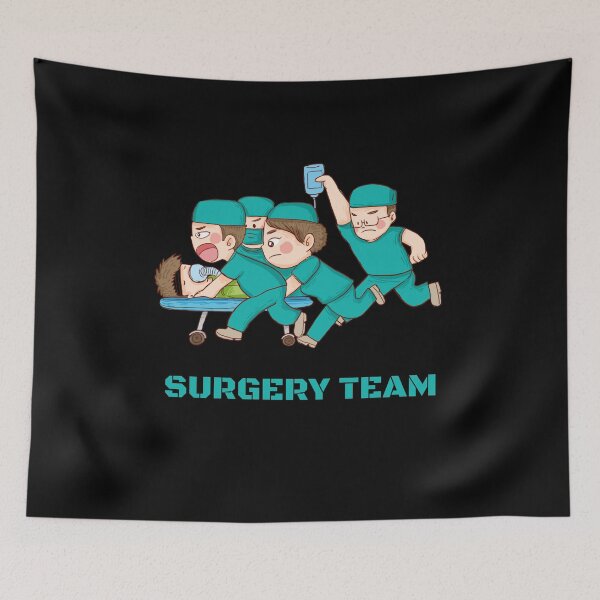 Item preview, Surgery team, operating room doctors and nurses designed and sold by doctors-apparel.