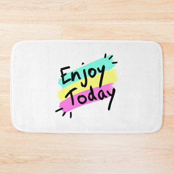 Item preview, Enjoy today simple graphics print designed and sold by Peace-of-mind.