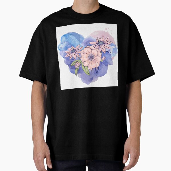 Artikel-Vorschau von Aquarell-Blumenherz, designt und verkauft von Lorredraw.