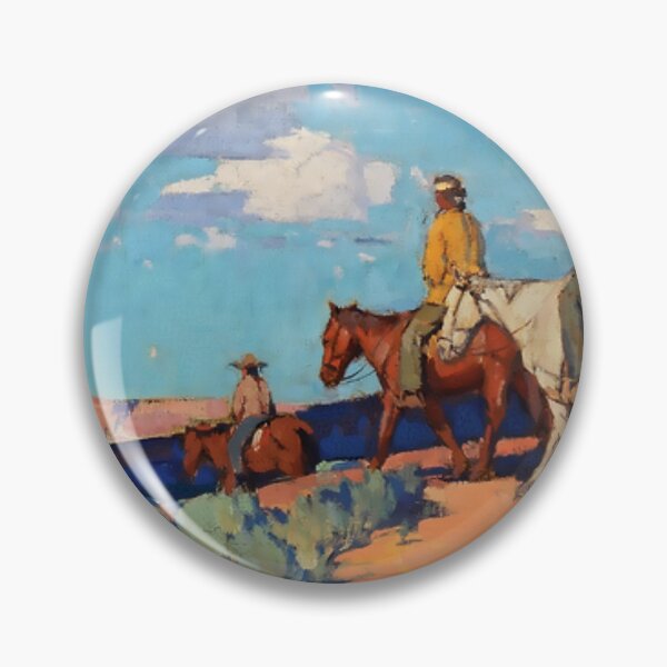 Item preview, “Navajo Riders” Western Art by Edgar Payne designed and sold by PatricianneK.