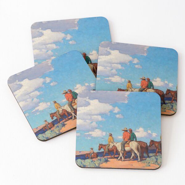 Item preview, “Navajo Riders” Western Art by Edgar Payne designed and sold by PatricianneK.