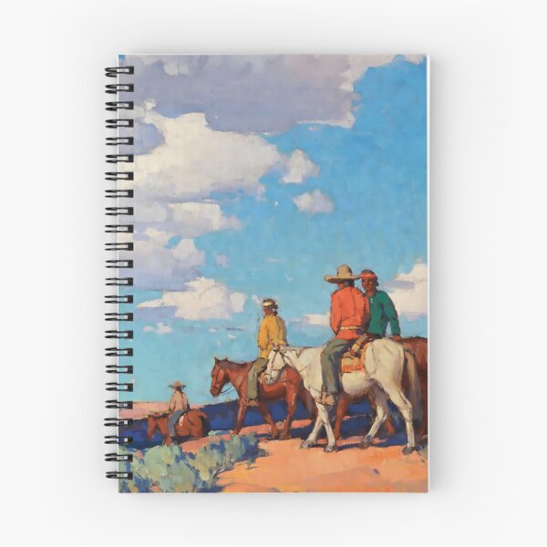 Item preview, “Navajo Riders” Western Art by Edgar Payne designed and sold by PatricianneK.