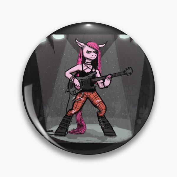 Item preview, Pinkamena Rock Star Pony Guitarist on Stage designed and sold by NECROmarecy.