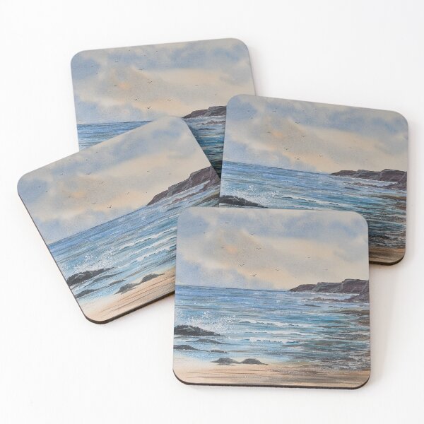 Item preview, Beach on a cloudy day designed and sold by burklundl.