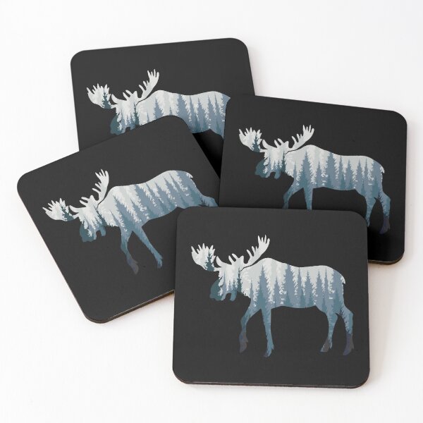 Item preview, moose wildlife animal Canada forest designed and sold by ZenCloak.