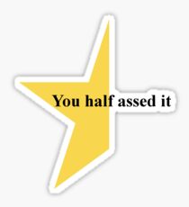 Gold Star für Anstrengung Sticker