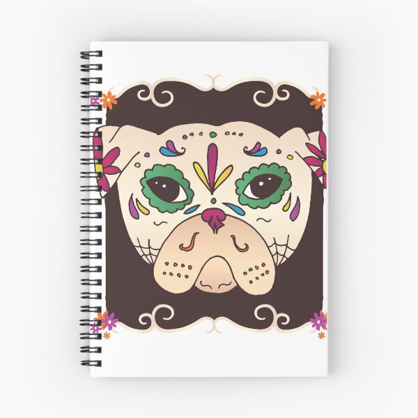 Item preview, Sugar Skull Pug Face designed and sold by Hoiho Adventure Shirts.