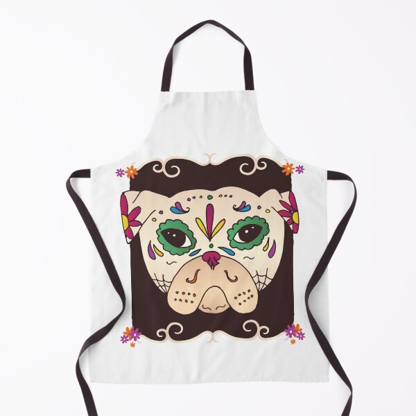 Item preview, Sugar Skull Pug Face designed and sold by Hoiho Adventure Shirts.