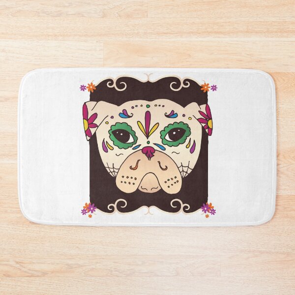 Item preview, Sugar Skull Pug Face designed and sold by Hoiho Adventure Shirts.