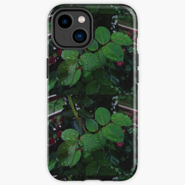 waterdrops plants iPhone Tough Case
