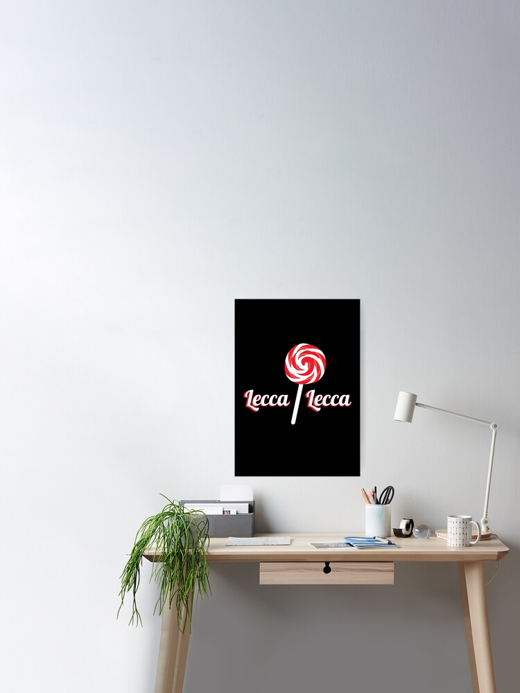 Lecca Lecca minimalistic design  Poster for Sale by boxmanny