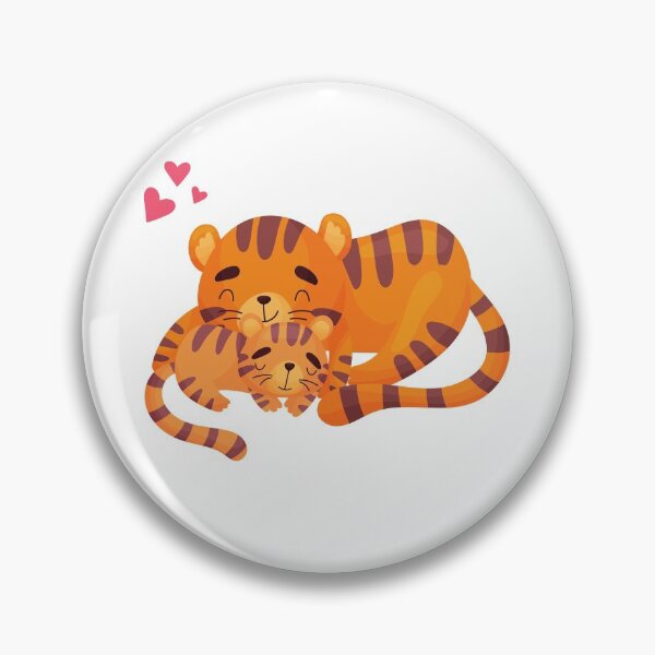 Artikelvorschau, Mutter Tiger mit ihrem Baby entworfen und verkauft von isurudinushaper.