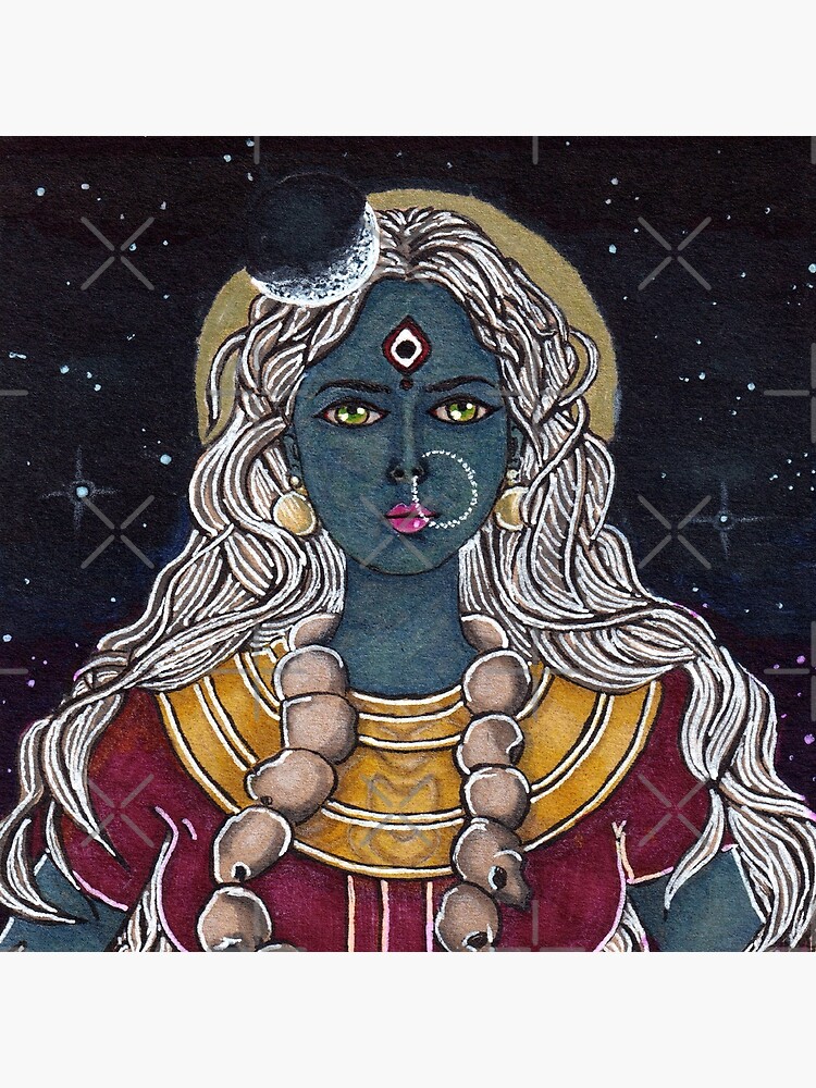 Kali Artistic Canvas Shoulder Tote