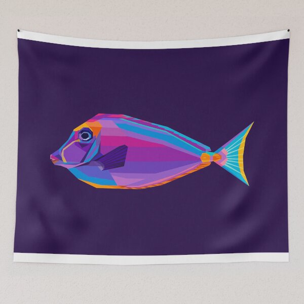 Artikelvorschau, Blue Fish Pop Art 001 entworfen und verkauft von ahmadnusyirwan.