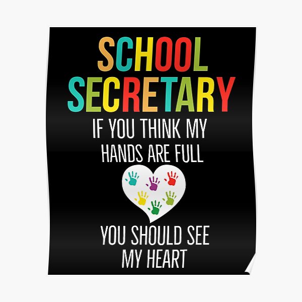 School Secretary Posters Redbubble