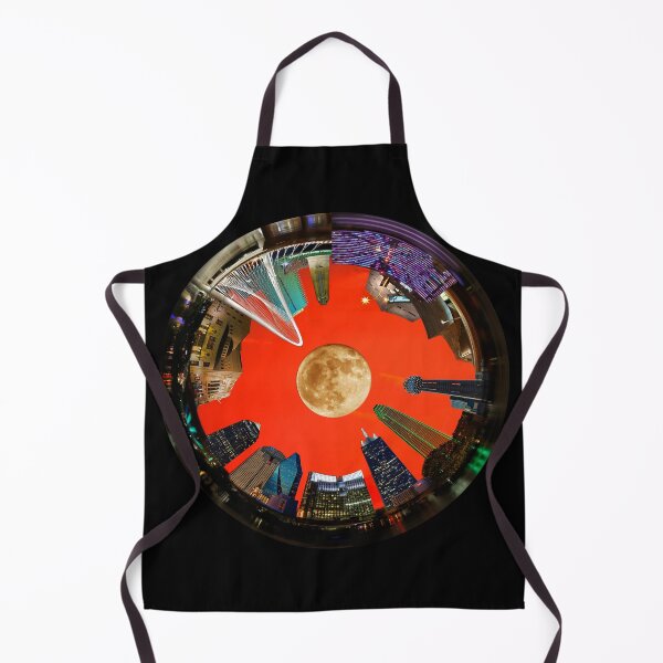 Item preview, Dallas Fort Worth Circular Skyline - Circular Cityscape Highlights of Dallas and Fort Worth Texas designed and sold by Warren Paul Harris.