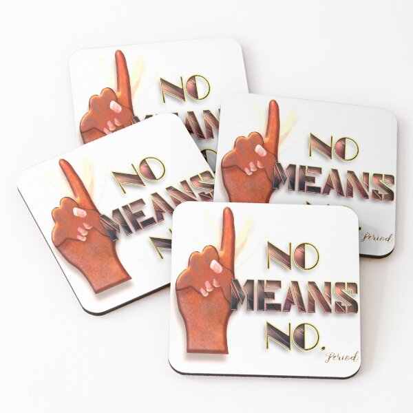 Item preview, No means no designed and sold by Yamy Morrell Art and Design.
