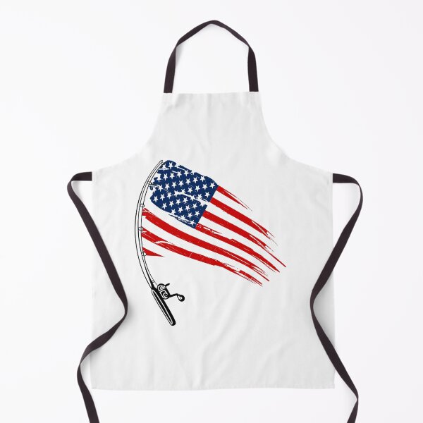 Item preview, American Fishing Rod Flag | Fishing and the Flag Patriotic Pole designed and sold by Rabbitti.