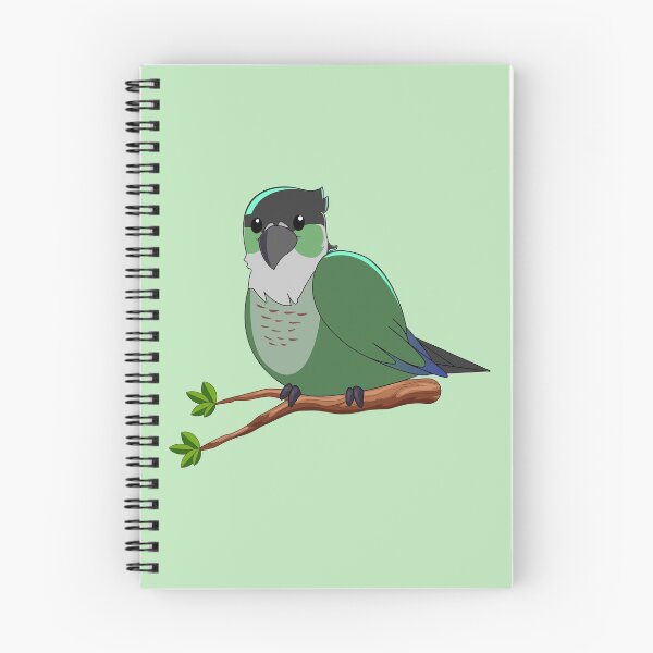 Item preview, Jaiden animations green cute bird on a leaf, parrot watching you funny  designed and sold by SGS-.