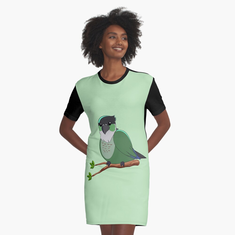 Jaiden animations green cute bird on a leaf, parrot watching you funny   Greeting Card for Sale by SGS