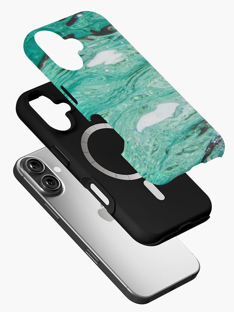 Thumbnail 2 von 4, iPhone-Hülle, Blaugrüne, grüne und blaue Ozeanwellen designt und verkauft von AlexandraStr.