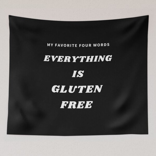 Item preview, 4 favorite words: everything is gluten free designed and sold by GlutenFreeTee.