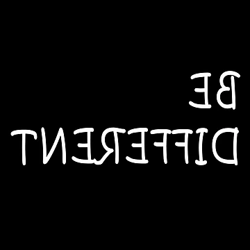 Artwork thumbnail, Be Different - Inverted Text Humor by trendistic
