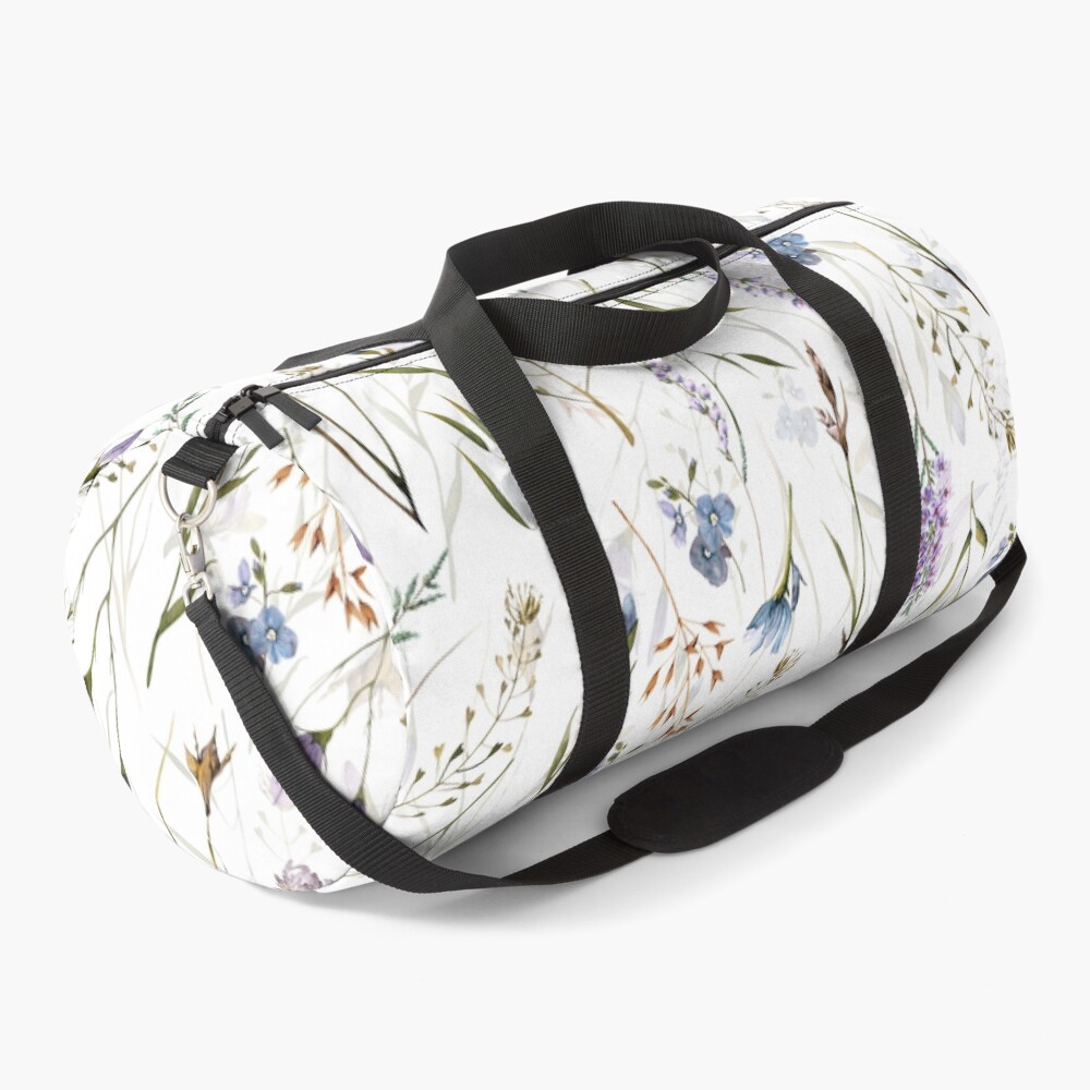 Wildflowers Grasses And Herbs Duffle Bag