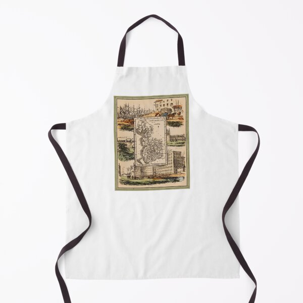 Item preview, Antique map of Lancashire Railway lines  designed and sold by MiloHarris.