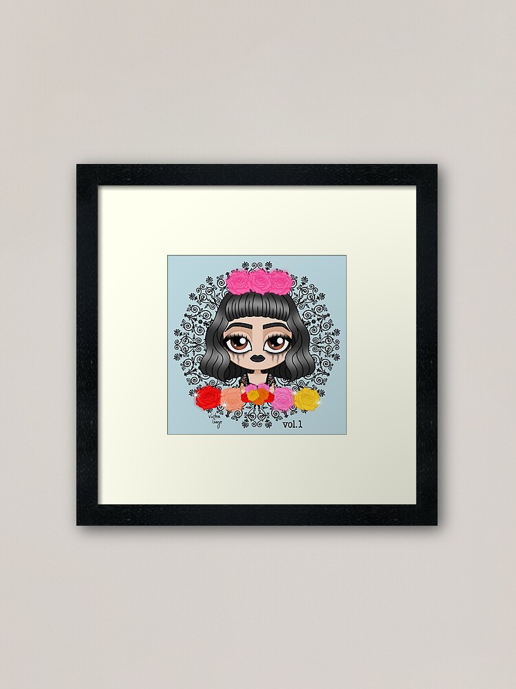 Mon Laferte Vol 1 Framed Art Print By Victorgago Redbubble