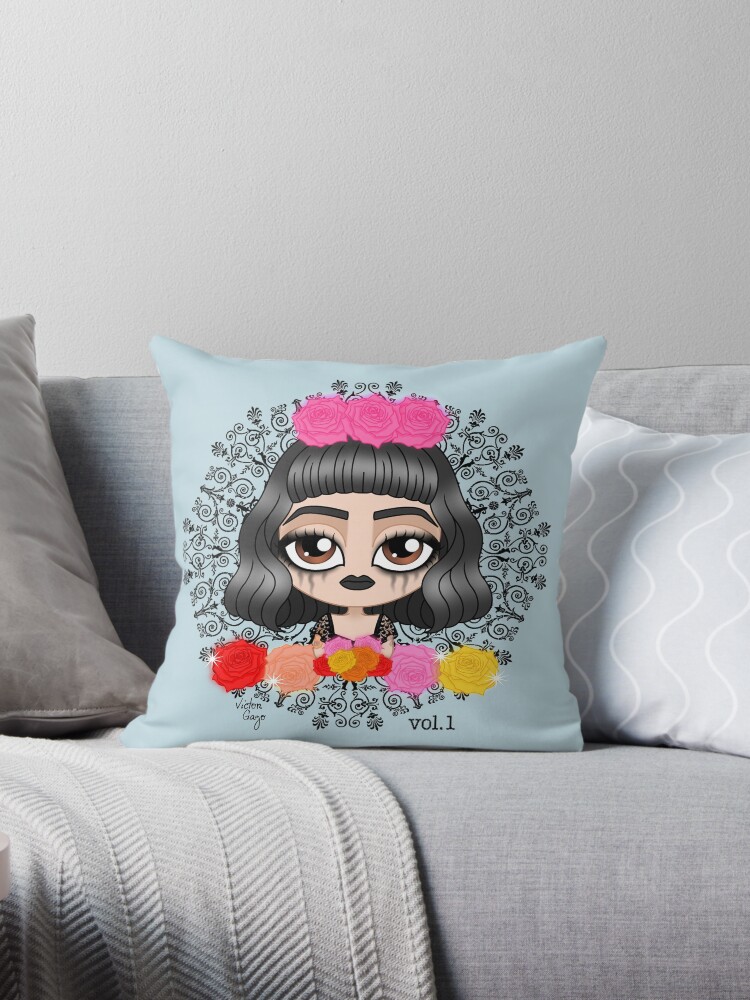 Mon Laferte Vol 1 Throw Pillow By Victorgago Redbubble