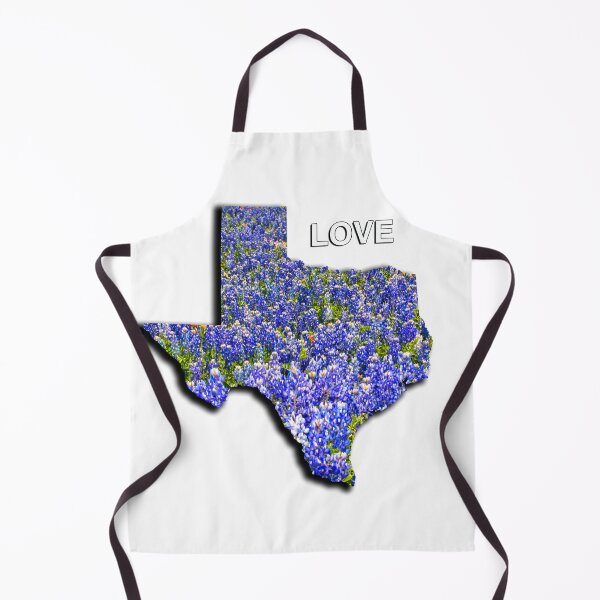 Item preview, Lone Star LOVE - State of Texas Shape with Bluebonnets and the word LOVE designed and sold by Warren Paul Harris.