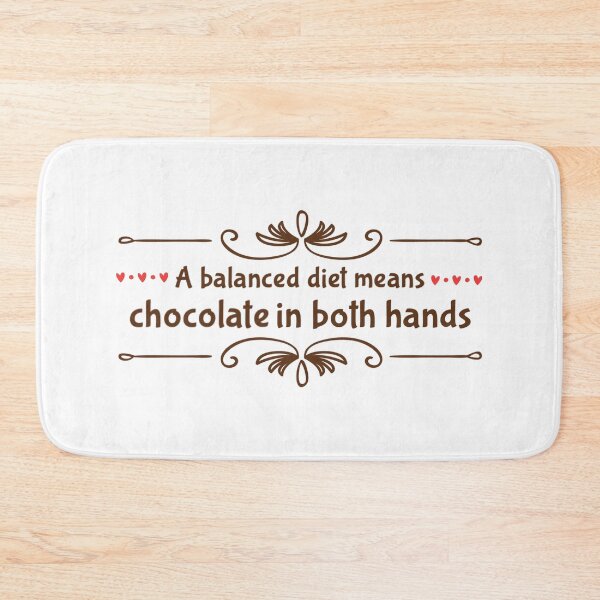 Item preview, A Balanced Diet Means Chocolate In Both Hands designed and sold by suver.