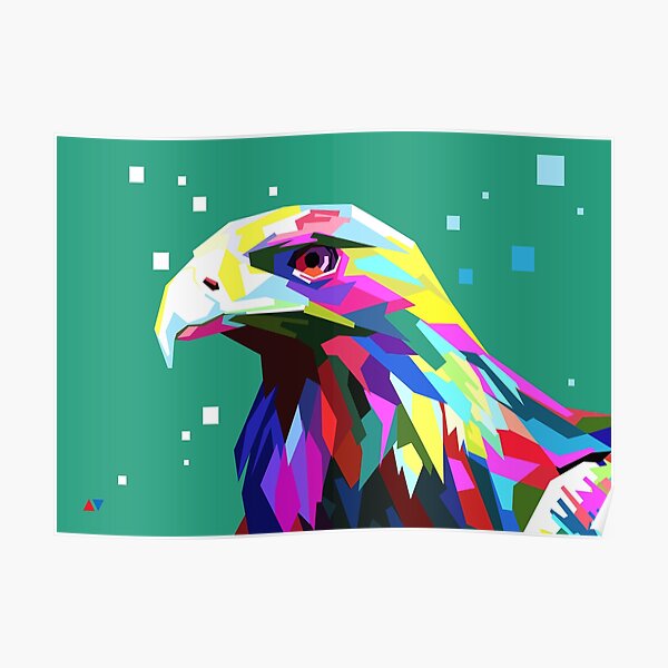 Póster «Águila calva en Vector Pop Art» de limadaiqbal | Redbubble