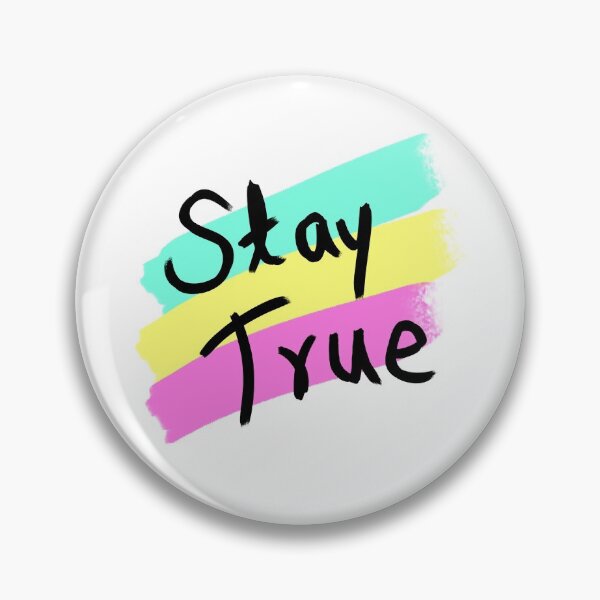 Item preview, stay true simple graphics print designed and sold by Peace-of-mind.