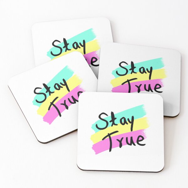 Item preview, stay true simple graphics print designed and sold by Peace-of-mind.
