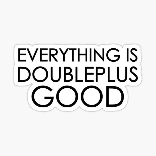 Aperçu de l'œuvre Tout est Doubleplusgood créée et vendue par BishopCras.