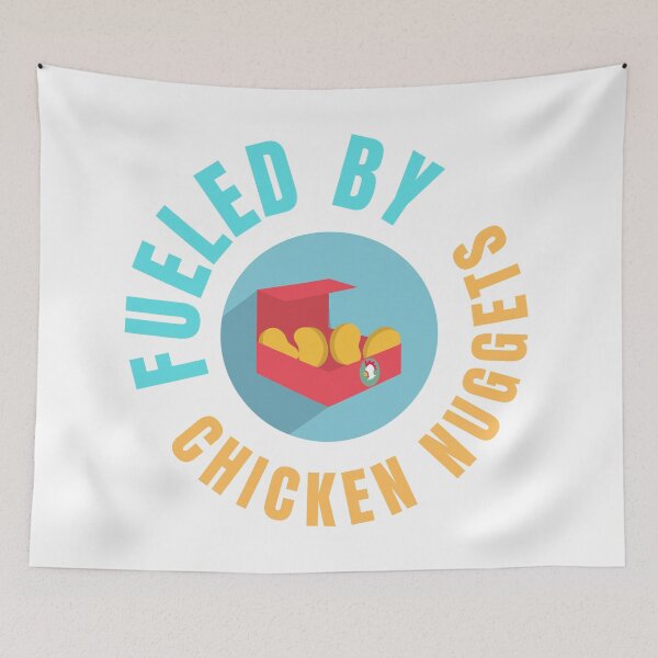 Item preview, Fueled By Chicken Nuggets Funny Junk Food Lovers Gift designed and sold by Nathalie Aynié.