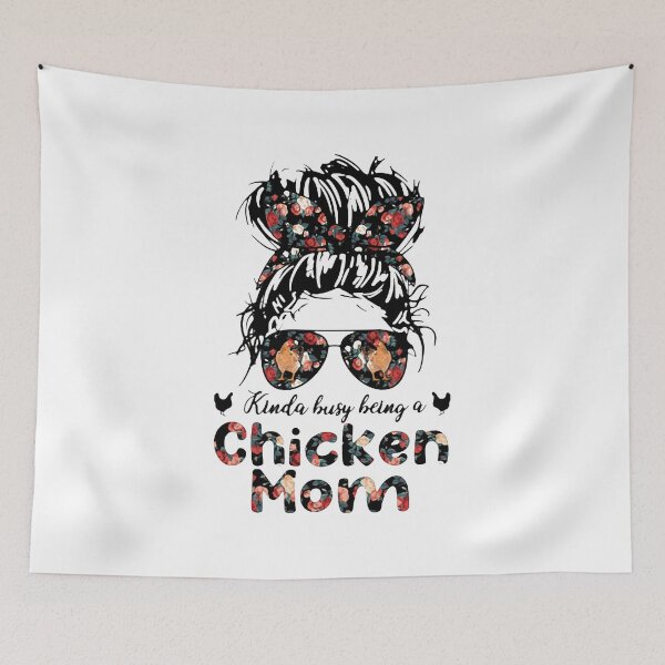 Item preview, KINDA BUSY BEING A CHICKEN MOM designed and sold by Emanuel48473.