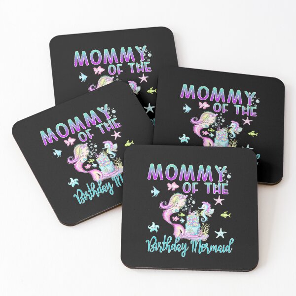 Item preview, Mommy of the Birthday Mermaid Sea Animals Lovers designed and sold by Nzgiftsandmore.