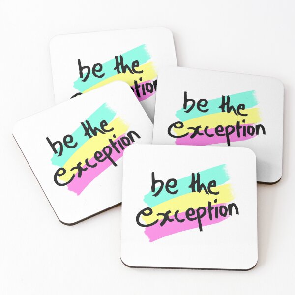 Item preview, Be the exeption simple graphics print designed and sold by Peace-of-mind.